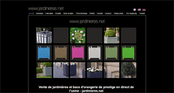 Desktop Screenshot of jardinieres.net